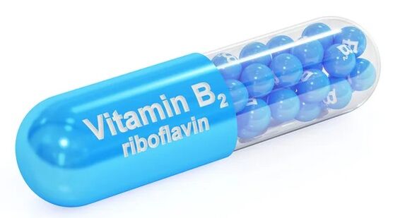 Oculax vsebuje vitamin B2